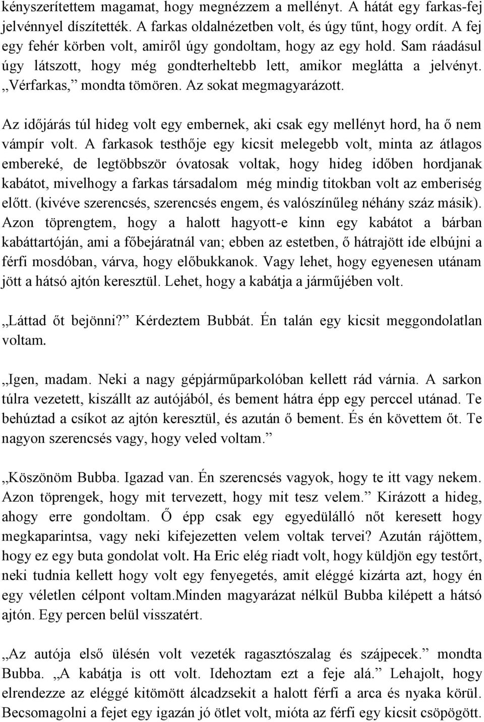 Randevú srác vérfarkas