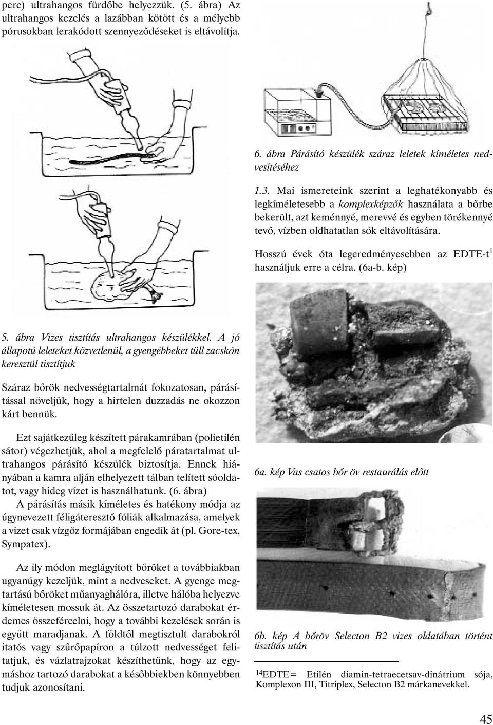 Régészeti bõrtárgyak restaurálása - PDF Ingyenes letöltés