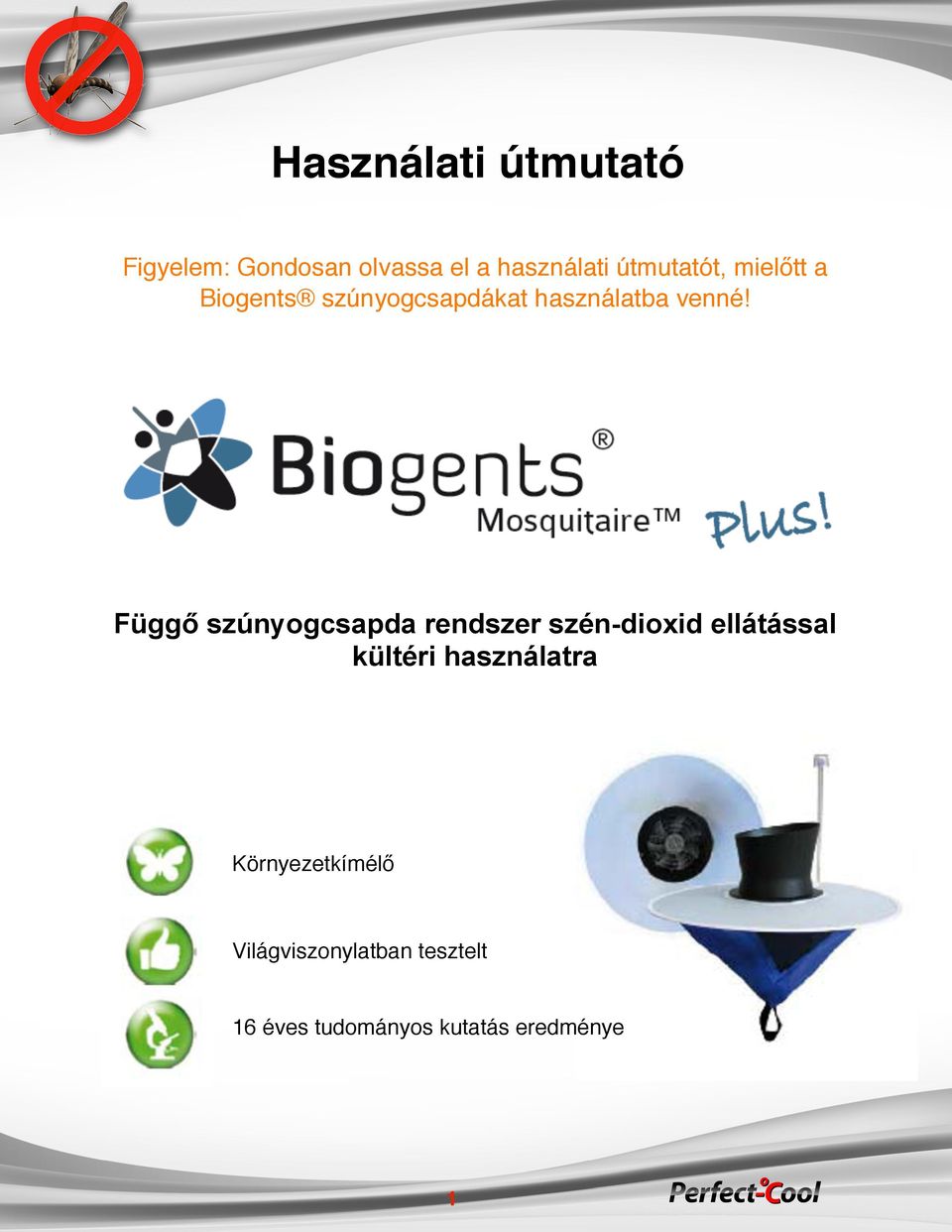 Függő szúnyogcsapda rendszer szén-dioxid ellátással kültéri használatra