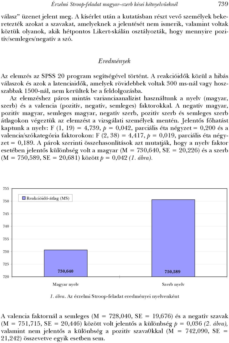 mennyire pozitív/semleges/negatív a szó. Eredmények Az elemzés az SPSS 20 program segítségével történt.