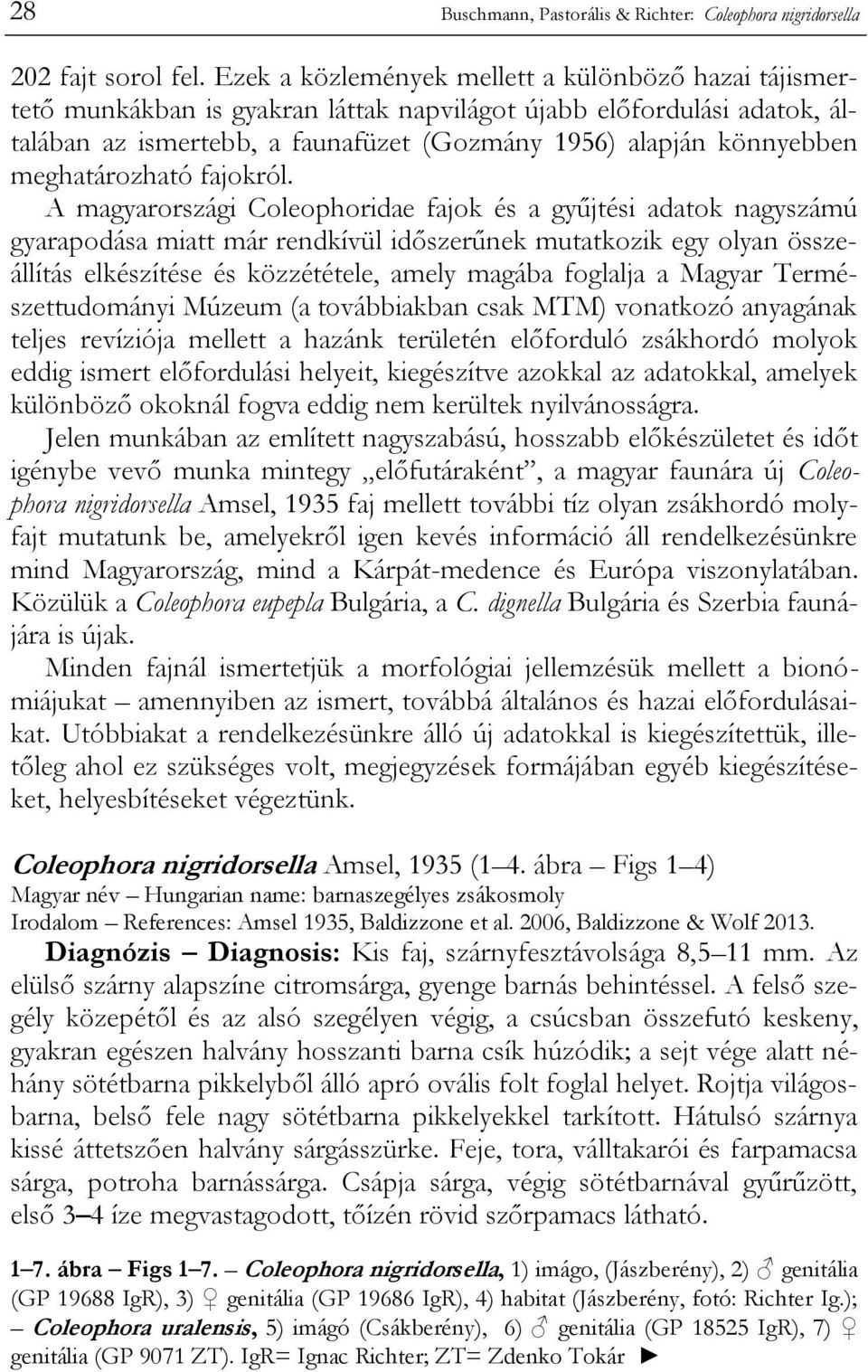 meghatározható fajokról.