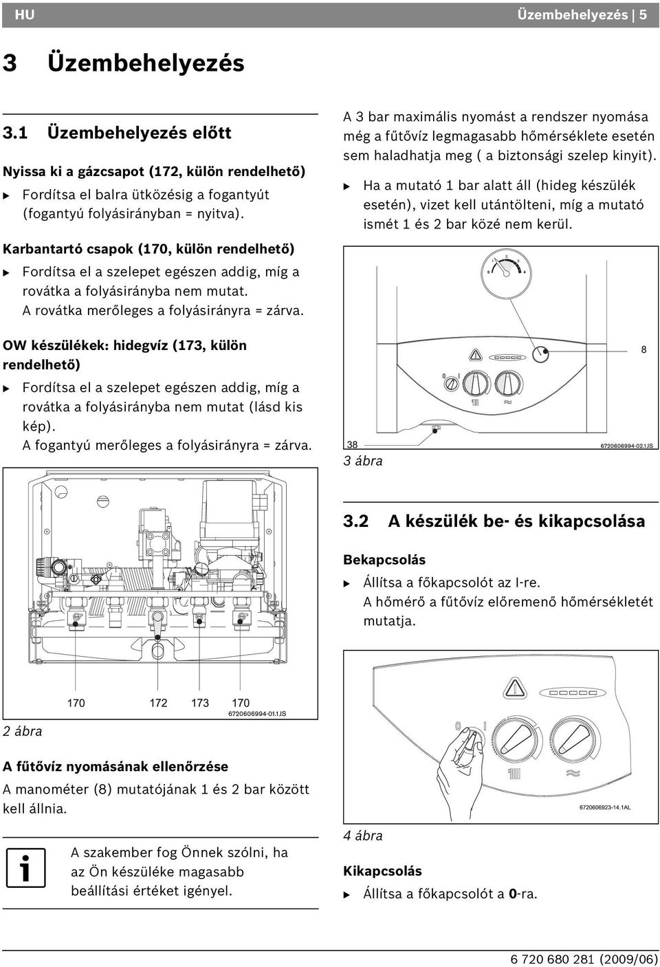 Gázkazán GAZ 3000 W OS/OW 18/23-1 KE/AE 23/31. Kezelési útmutató (2009/06)  HU - PDF Free Download