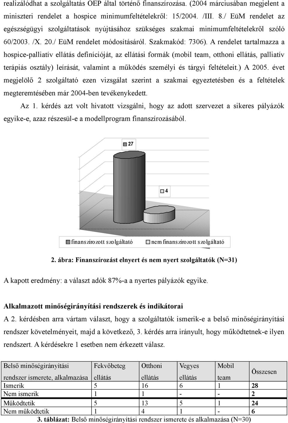 A rendelet tartalmazza a hospice-palliatív ellátás definícióját, az ellátási formák (mobil team, otthoni ellátás, palliatív terápiás osztály) leírását, valamint a működés személyi és tárgyi