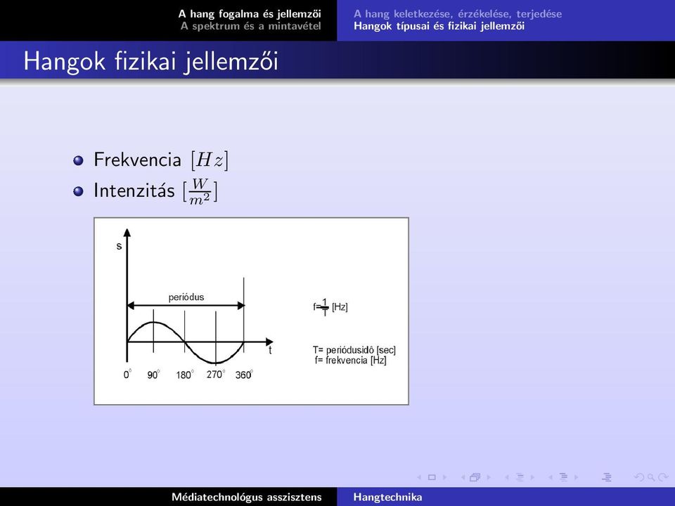 keletkezése, érzékelése, terjedése Hangok