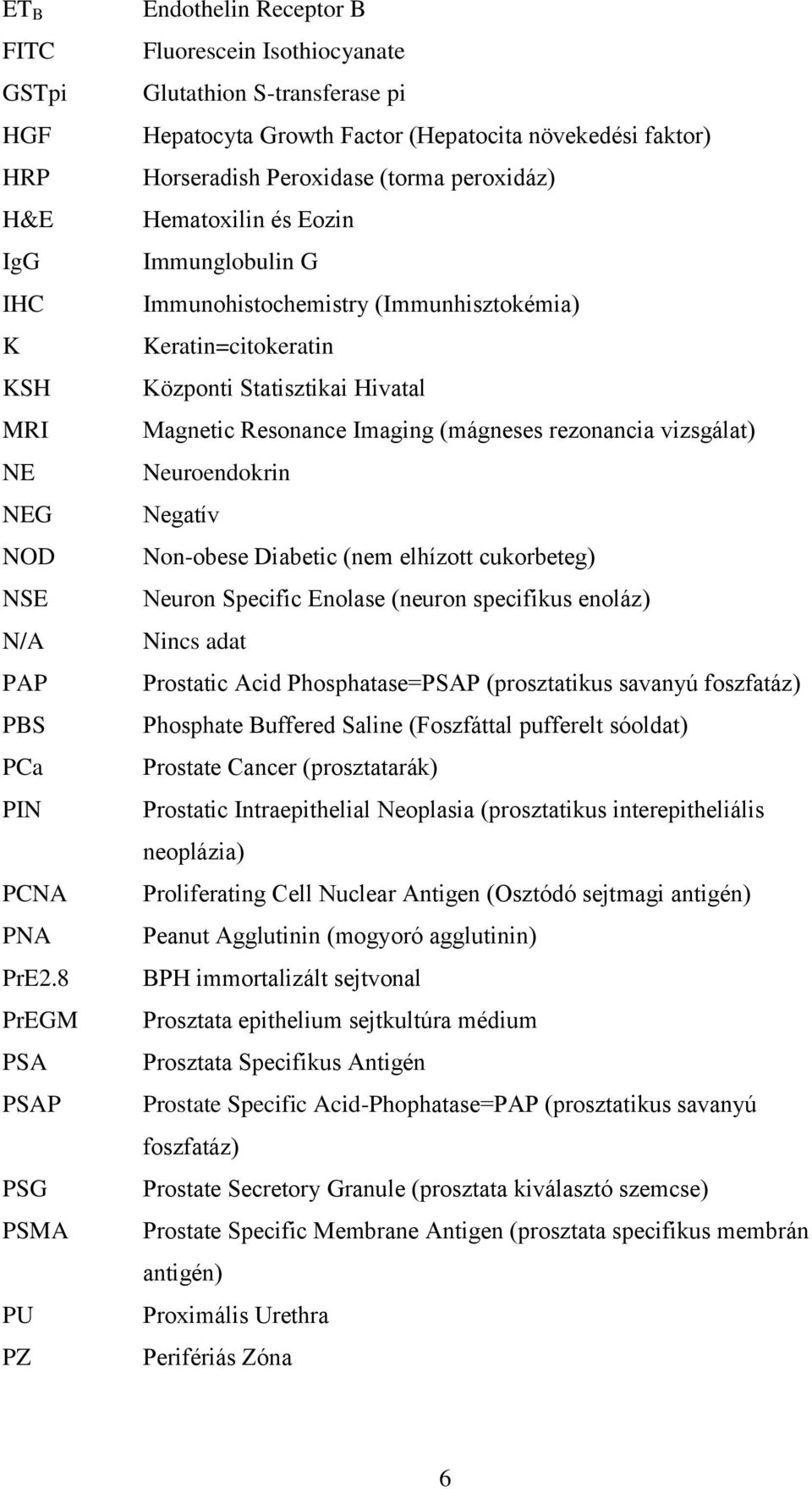 peroxidáz) Hematoxilin és Eozin Immunglobulin G Immunohistochemistry (Immunhisztokémia) Keratin=citokeratin Központi Statisztikai Hivatal Magnetic Resonance Imaging (mágneses rezonancia vizsgálat)