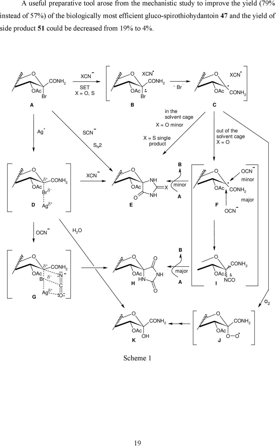 .. - Br A B C in the solvent cage - S N 2 X = minor X = S single product. XCN CNH 2 out of the solvent cage X = B - - CN XCN δ + CNH 2 NH.