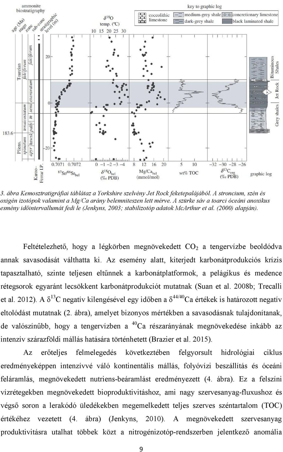 Feltételezhető, hogy a légkörben megnövekedett CO 2 a tengervízbe beoldódva annak savasodását válthatta ki.