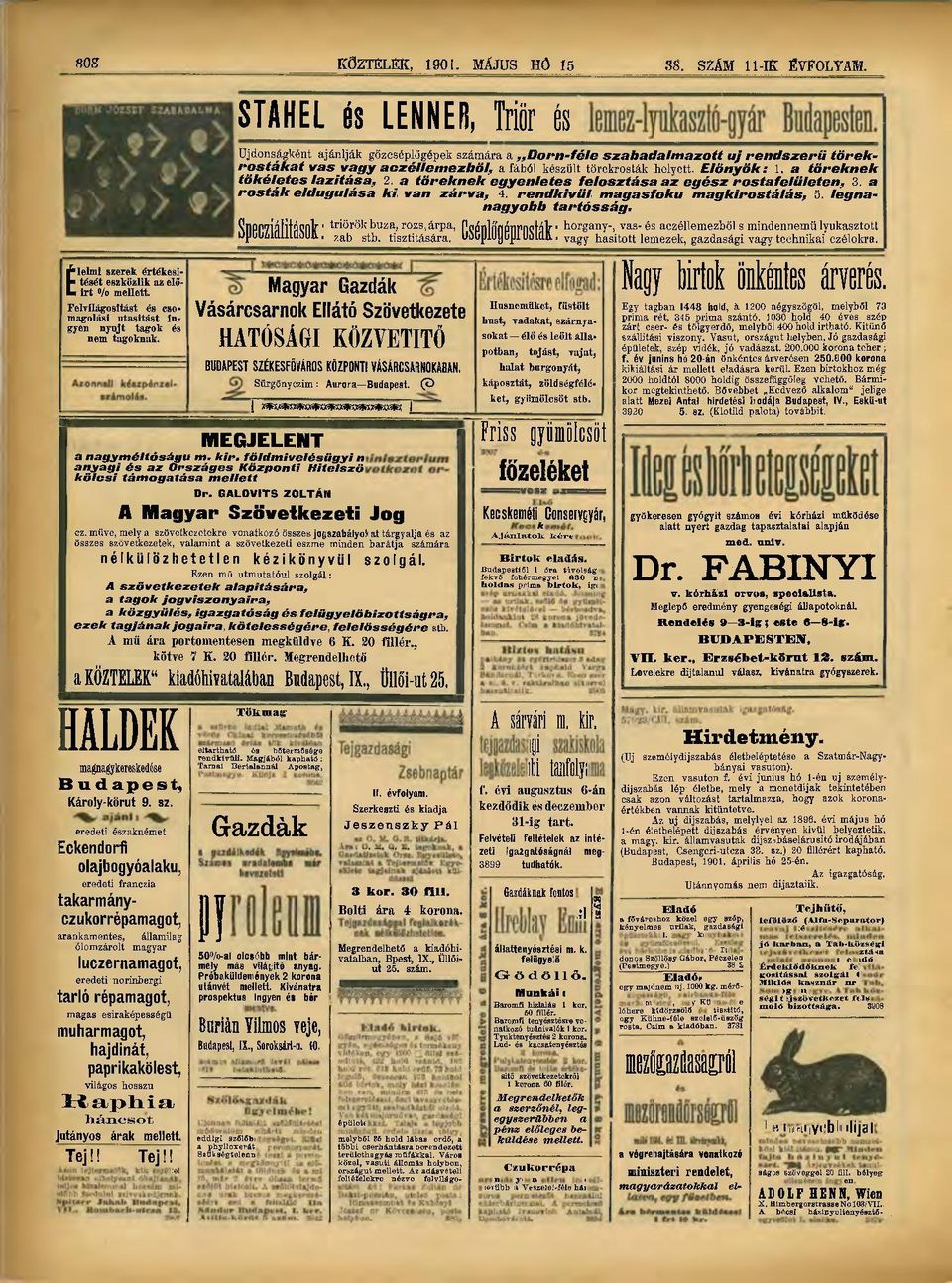a töreknek tökéletes lazítása, 2. a töreknek egyenletes felosztása az egész rostafelületen, 3. a rosták eldugulása ki van zárva, 4. rendkívül magasfoku magkirostálás, 5. legnanagyobb tartósság.