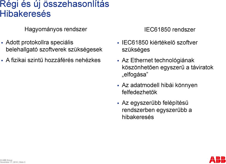 szoftver szükséges Az Ethernet technológiának köszönhetően egyszerű a táviratok elfogása Az adatmodell