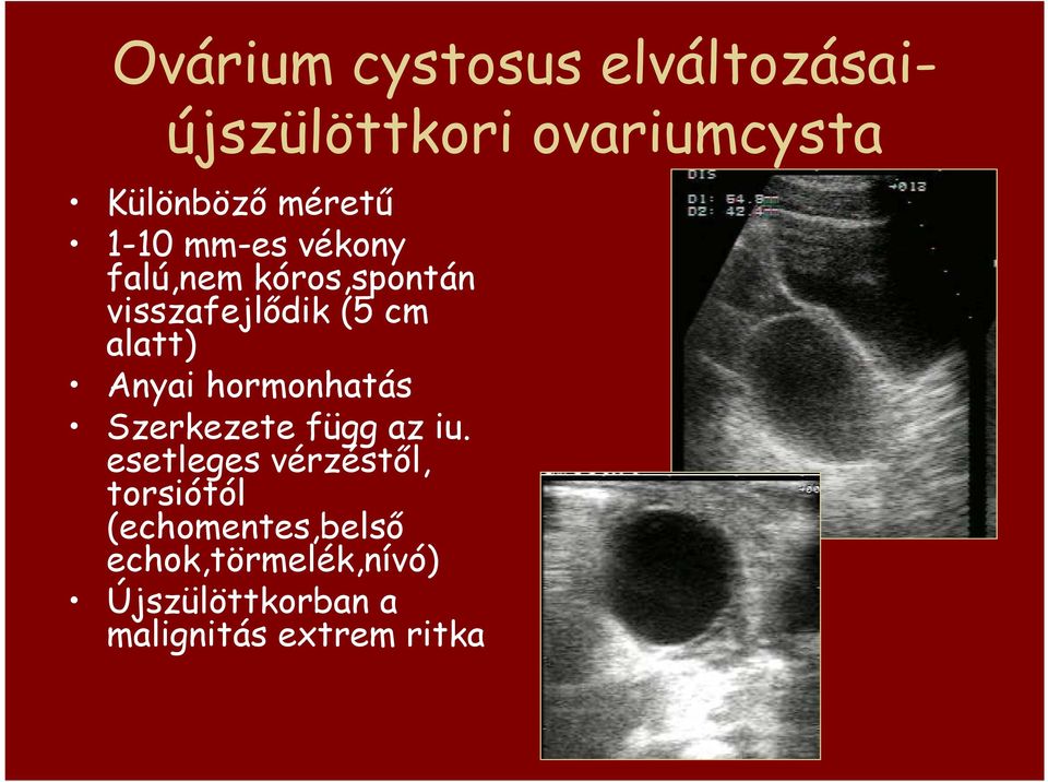 Anyai hormonhatás Szerkezete függ az iu.