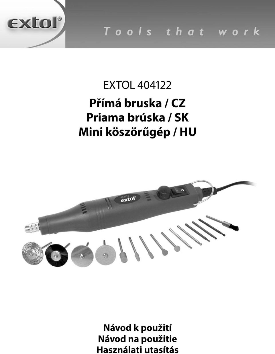 / HU Návod k použití Návod