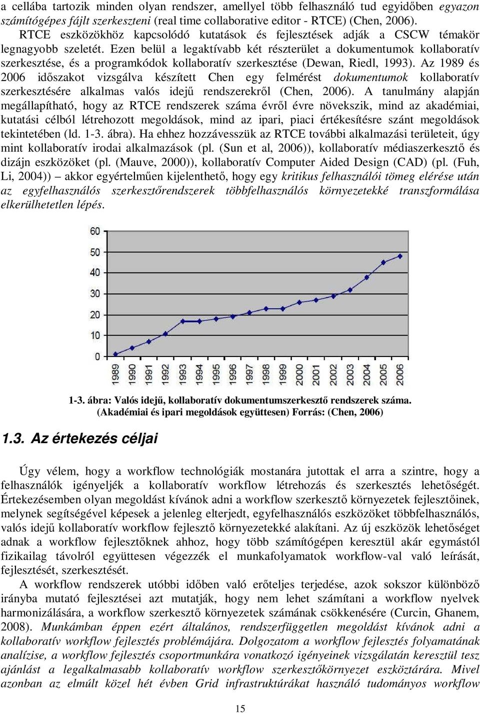 Ezen belül a legaktívabb két részterület a dokumentumok kollaboratív szerkesztése, és a programkódok kollaboratív szerkesztése (Dewan, Riedl, 1993).