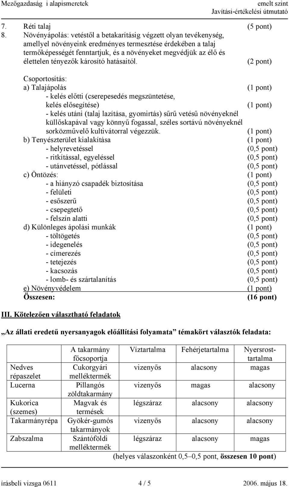 élettelen tényezők károsító hatásaitól.