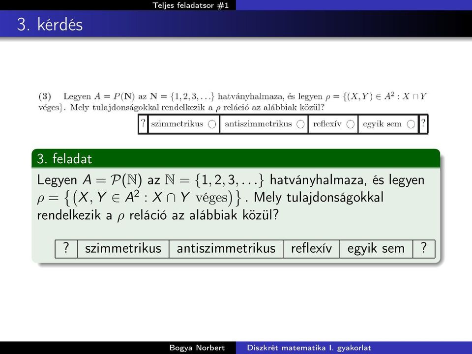 Diszkrét matematika I. gyakorlat - PDF Ingyenes letöltés