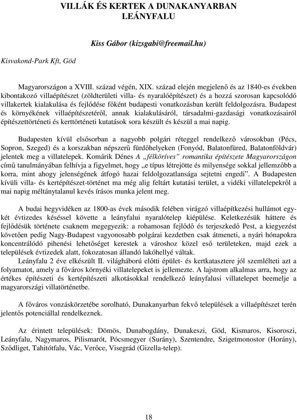 vonatkozásban került feldolgozásra.