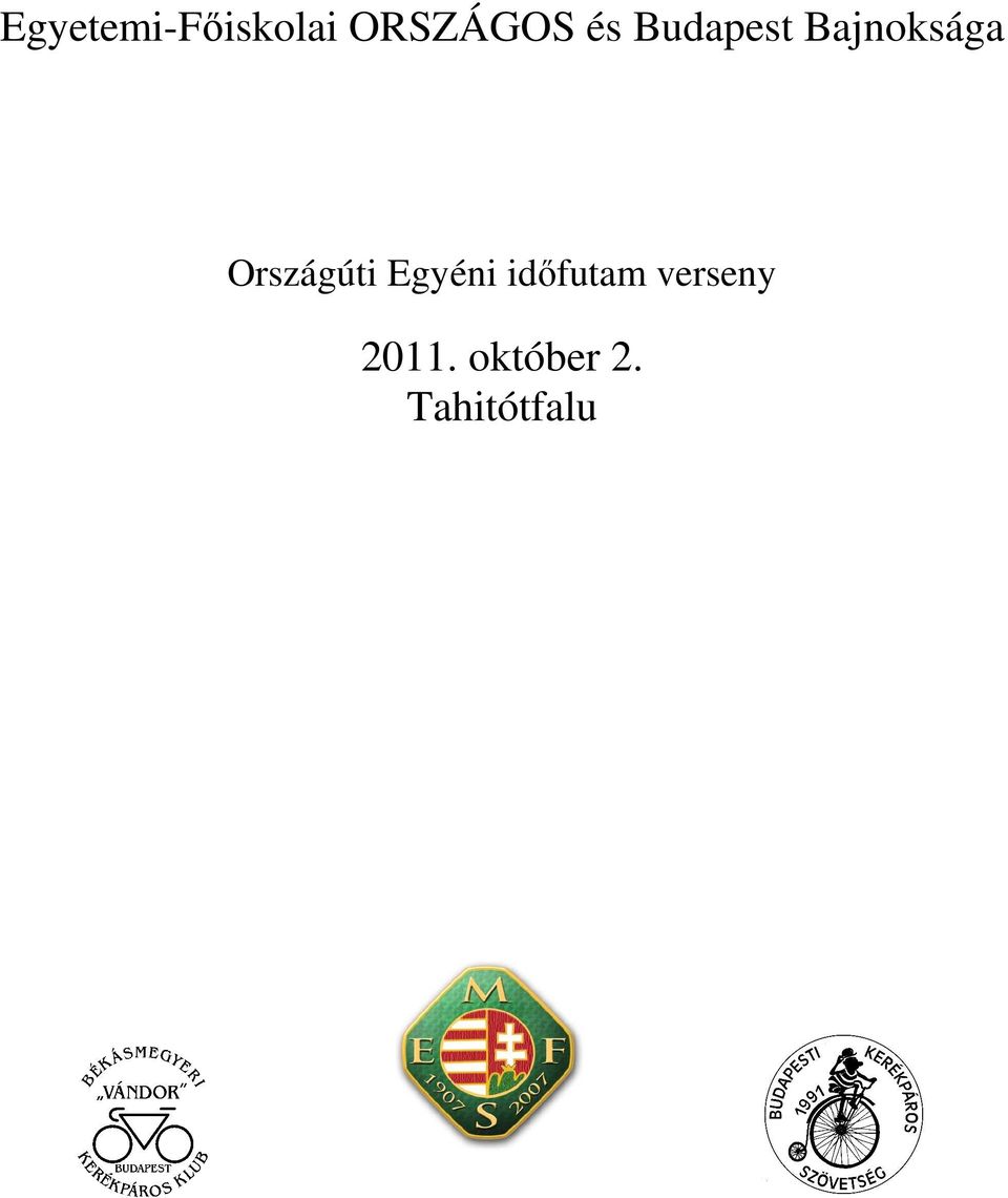 Országúti Egyéni időfutam
