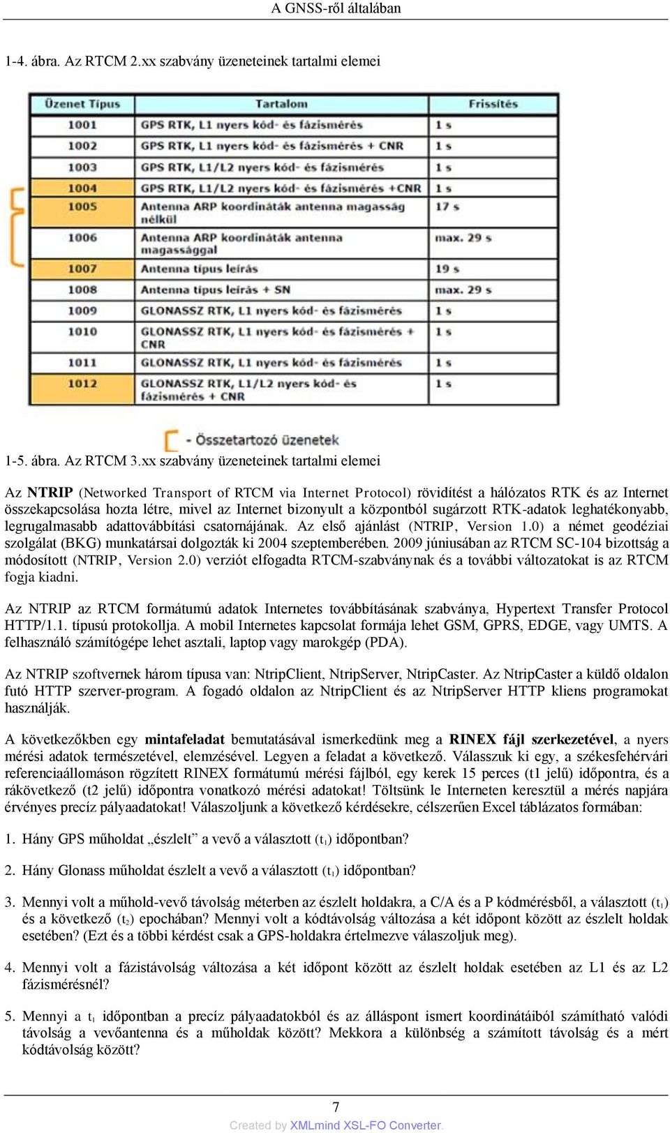 a központból sugárzott RTK-adatok leghatékonyabb, legrugalmasabb adattovábbítási csatornájának. Az első ajánlást (NTRIP, Version 1.