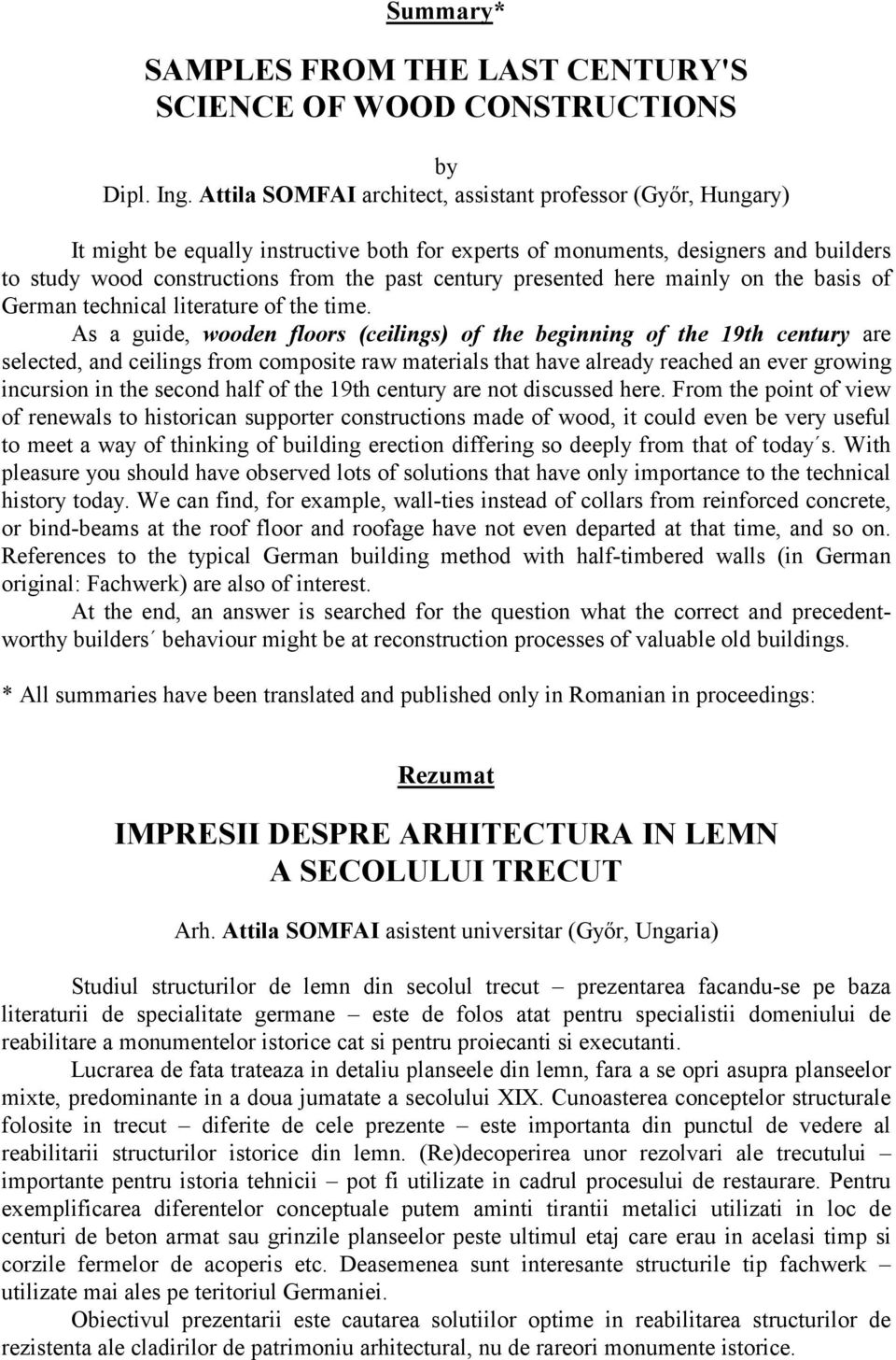 presented here mainly on the basis of German technical literature of the time.
