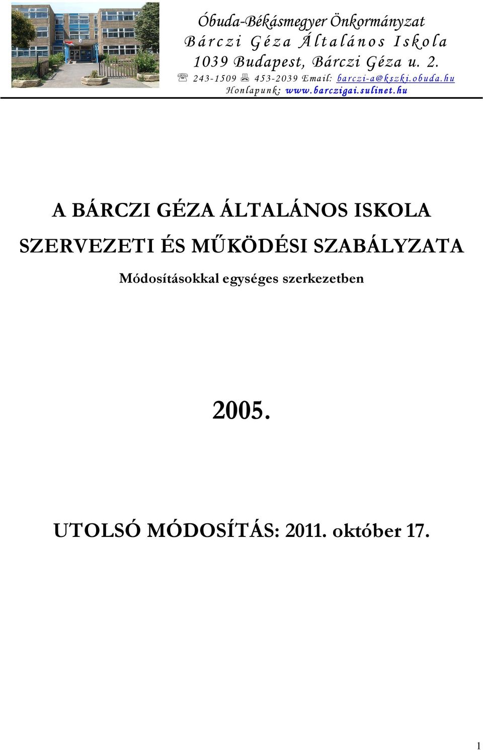 h u Honlap unk: www.bar czigai.s ulinet.