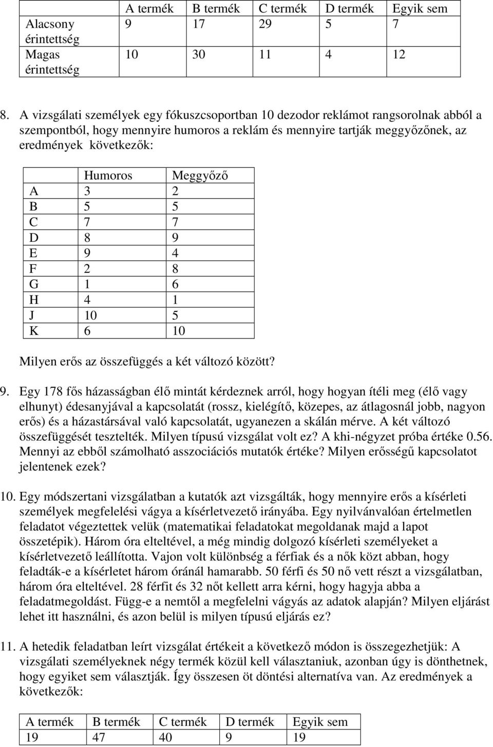 Meggyızı A 3 2 B 5 5 C 7 7 D 8 9 