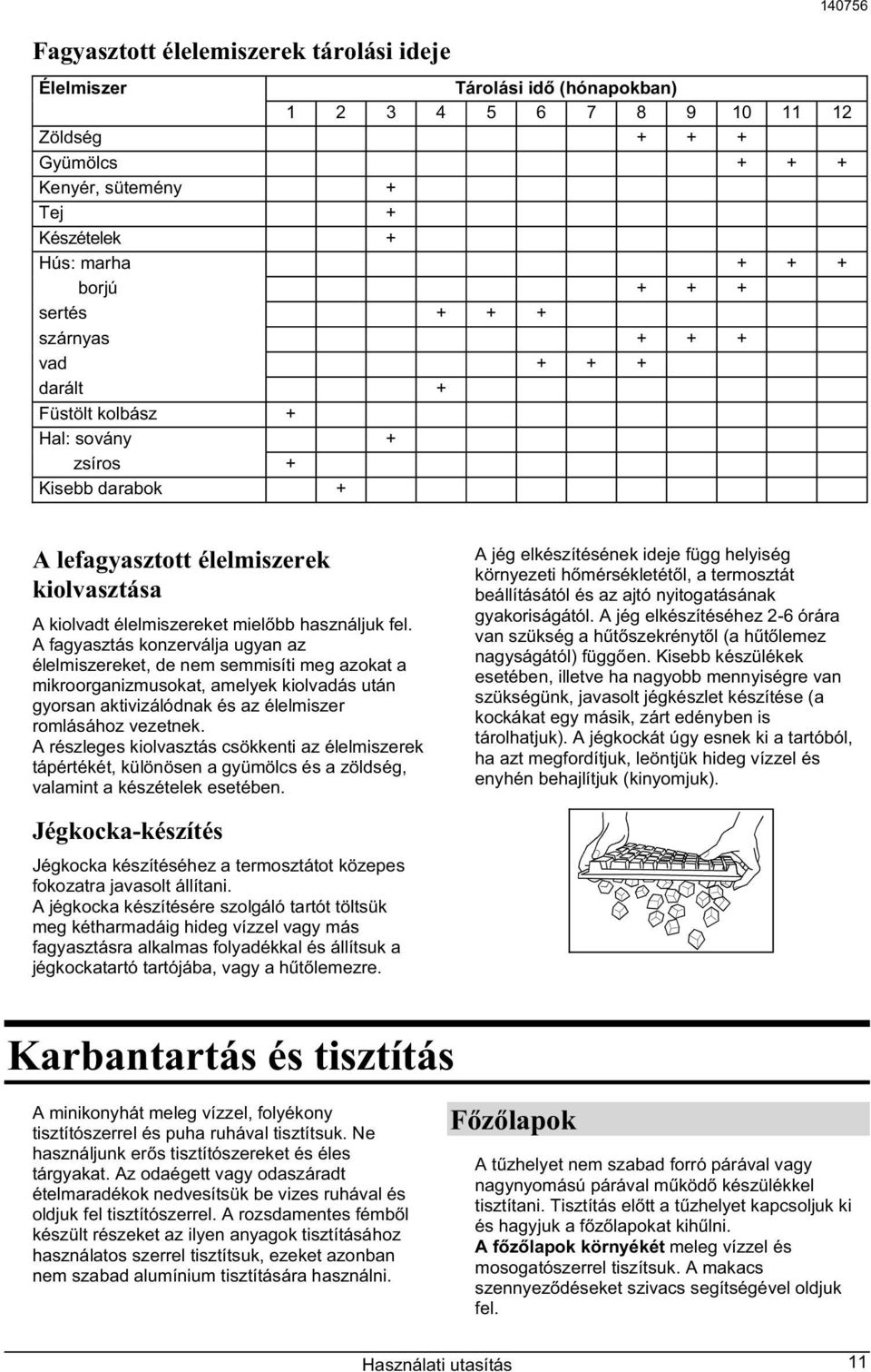 használjuk fel. A fagyasztás konzerválja ugyan az élelmiszereket, de nem semmisíti meg azokat a mikroorganizmusokat, amelyek kiolvadás után gyorsan aktivizálódnak és az élelmiszer romlásához vezetnek.