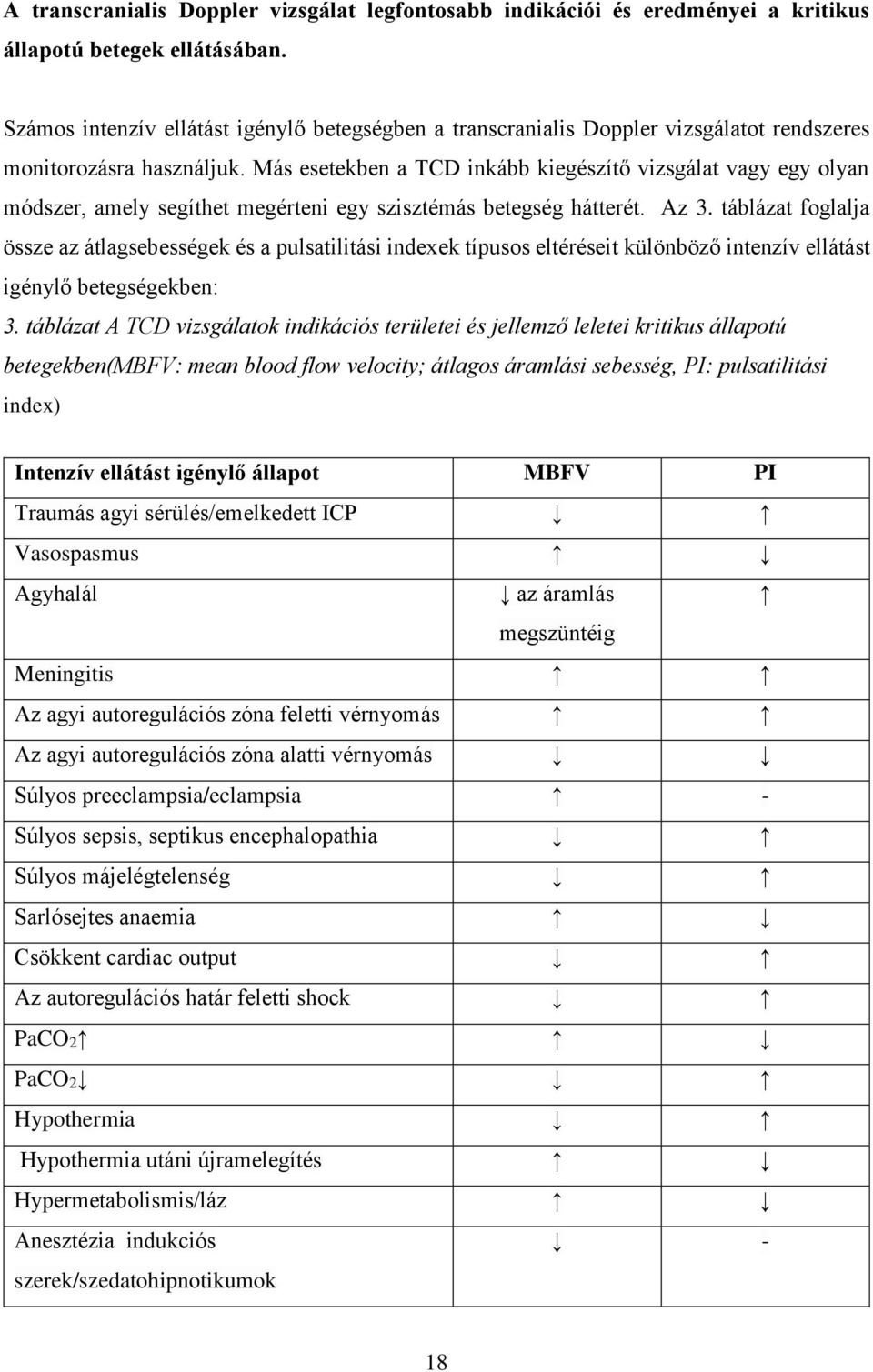 Más esetekben a TCD inkább kiegészítő vizsgálat vagy egy olyan módszer, amely segíthet megérteni egy szisztémás betegség hátterét. Az 3.