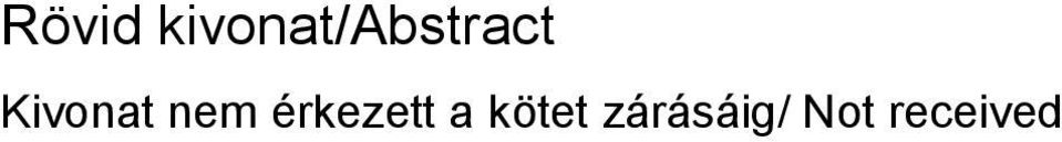 érkezett a kötet