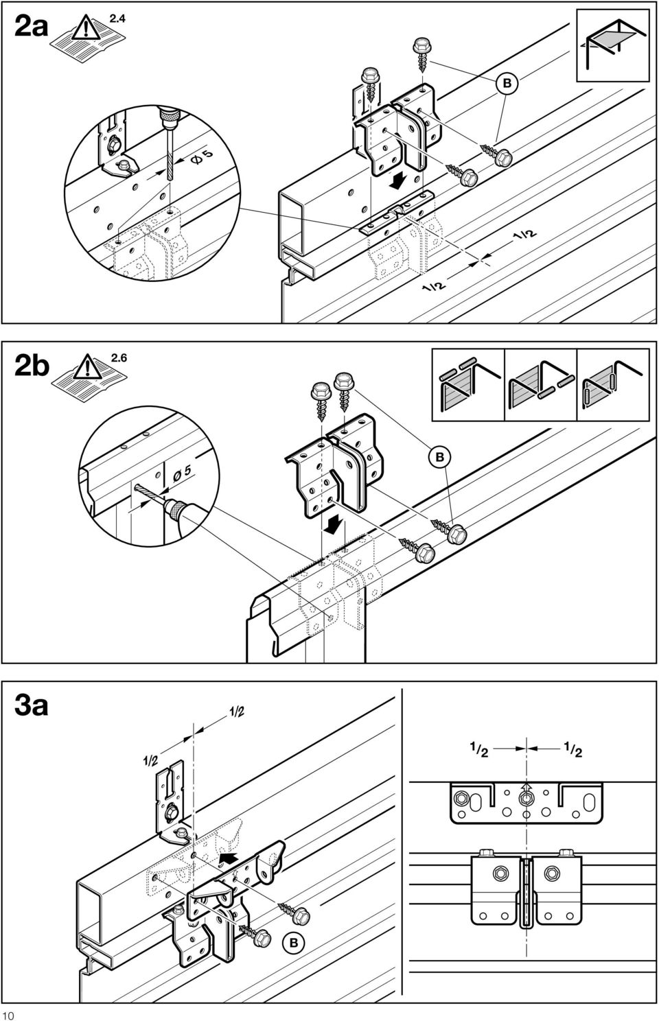 6 Ø 5 B 3a 1/2