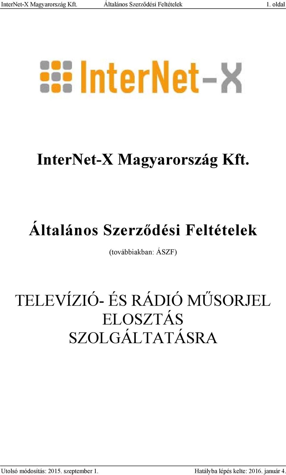 oldal  Általános Szerződési Feltételek