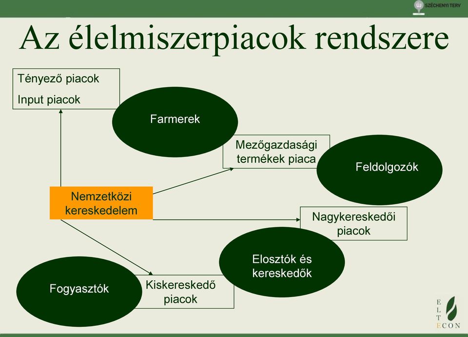 Feldolgozók Nemzetközi kereskedelem Fogyasztók