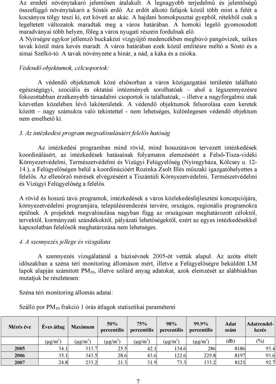 A homoki legelő gyomosodott maradványai több helyen, főleg a város nyugati részein fordulnak elő.