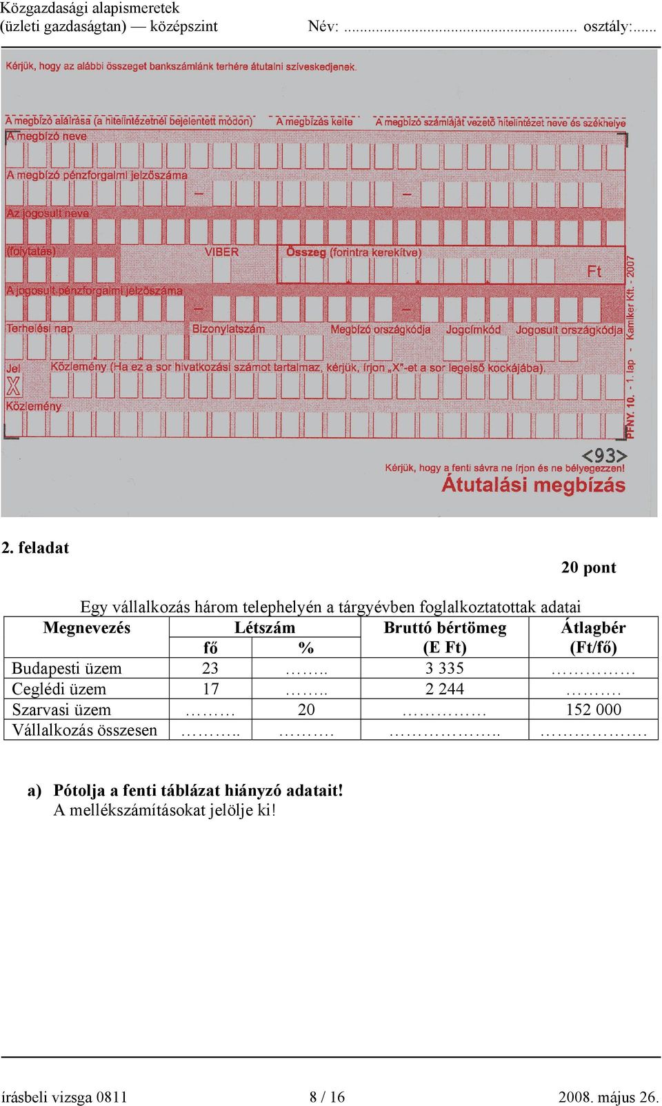 . 3 335 Ceglédi üzem 17.. 2 244. Szarvasi üzem 20 152 000 Vállalkozás összesen.