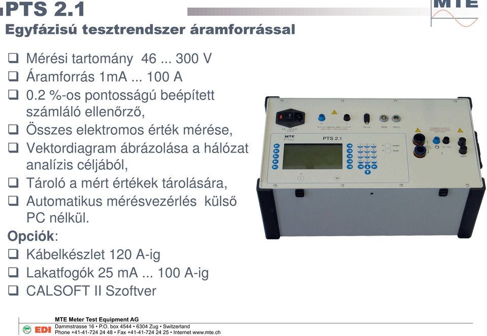 Vektordiagram ábrázolása a hálózat analízis céljából, Tároló a mért értékek