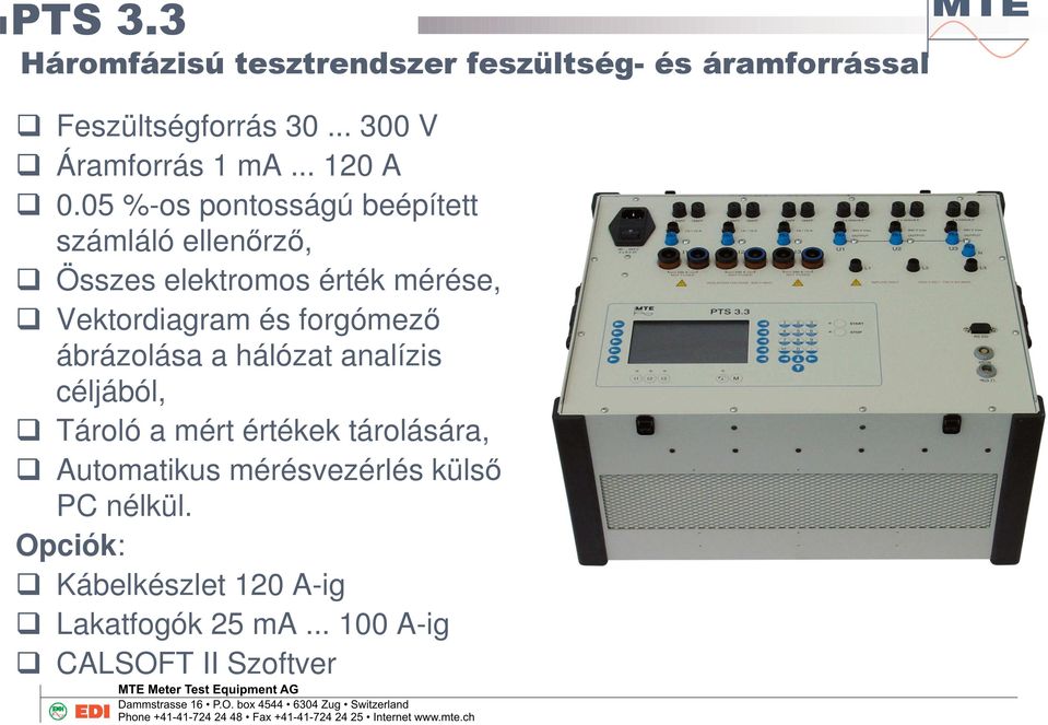 Vektordiagram és forgómez ábrázolása a hálózat analízis céljából, Tároló a mért értékek