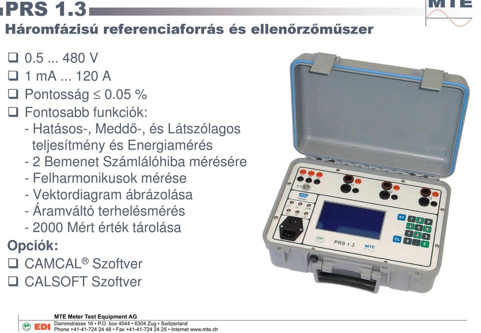 Energiamérés - 2 Bemenet Számlálóhiba mérésére - Felharmonikusok mérése -