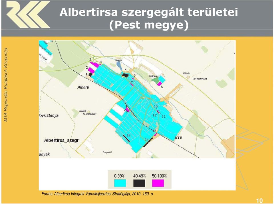 Forrás: Albertirsa Integrált