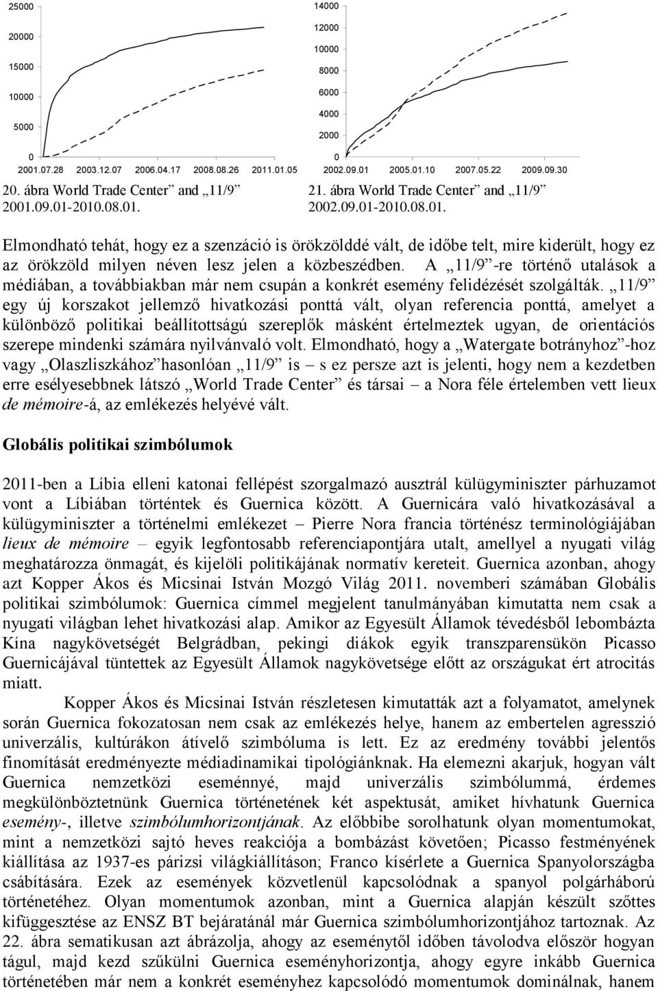11/9 egy új korszakot jellemző hivatkozási ponttá vált, olyan referencia ponttá, amelyet a különböző politikai beállítottságú szereplők másként értelmeztek ugyan, de orientációs szerepe mindenki