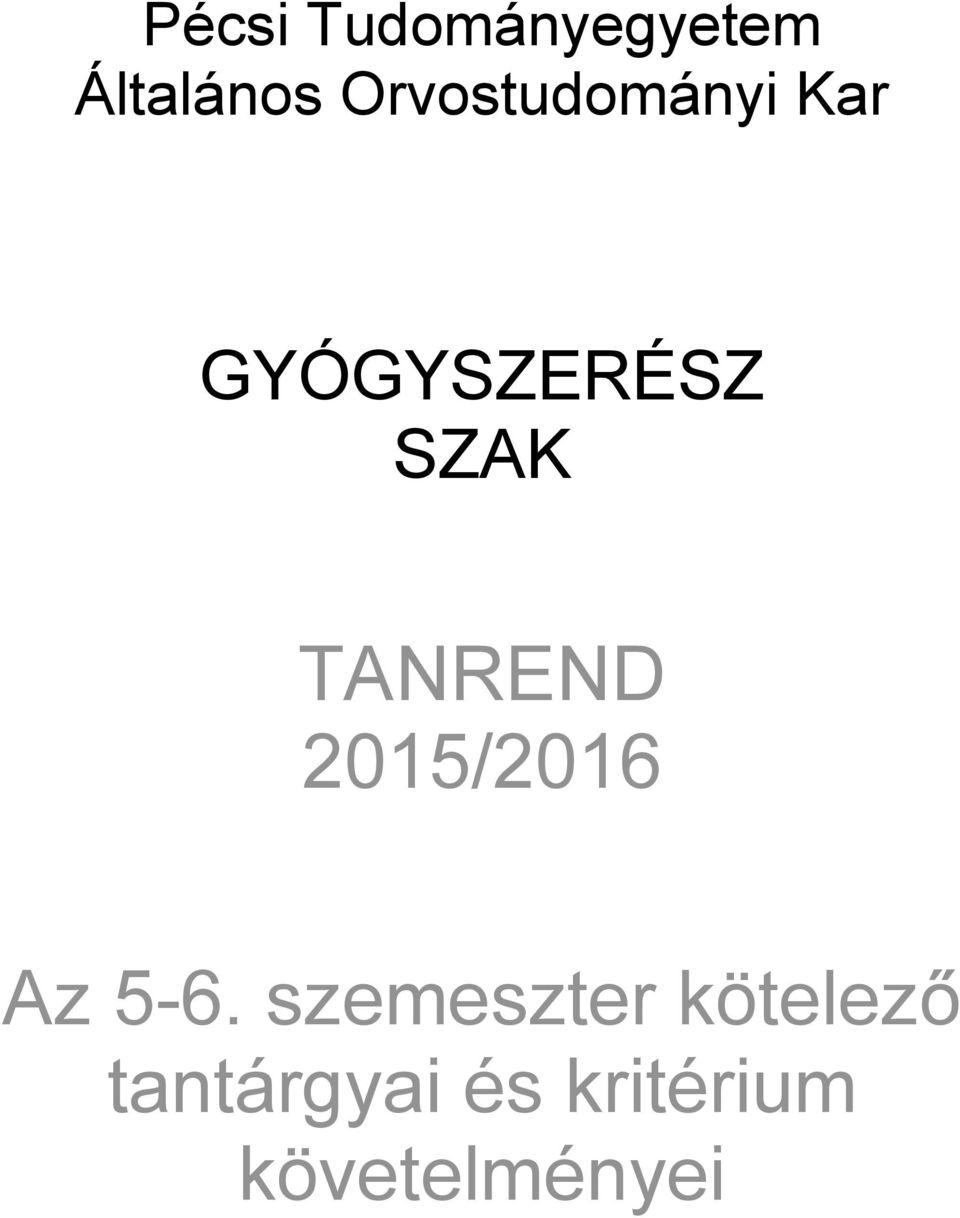 TANREND 2015/2016 Az 5-6.