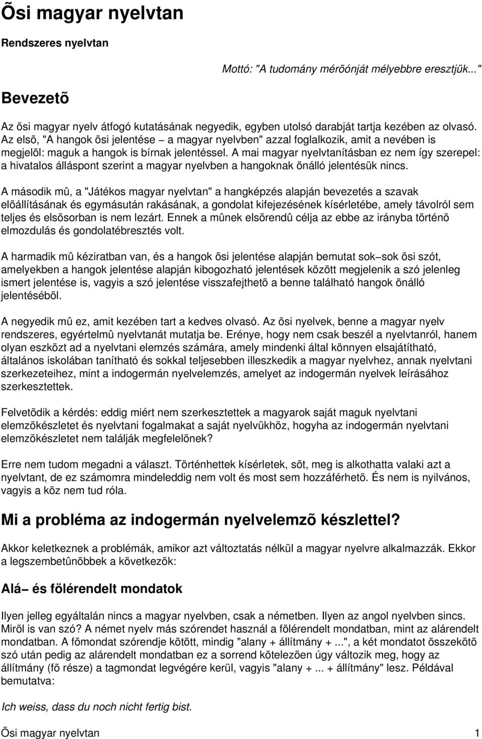 Varga András. Õsi magyar nyelvtan - PDF Free Download