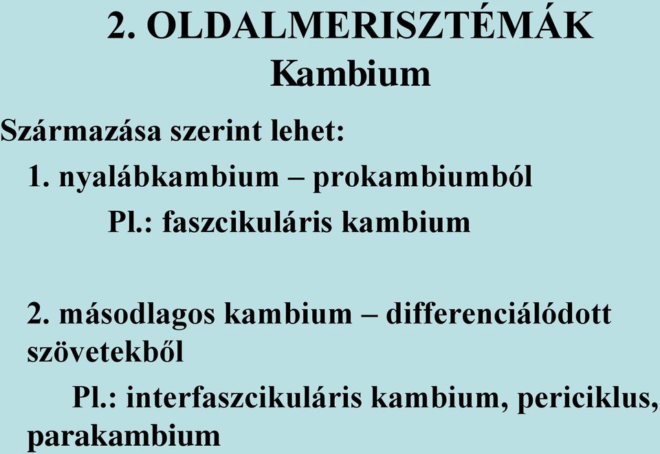 : faszcikuláris kambium 2.