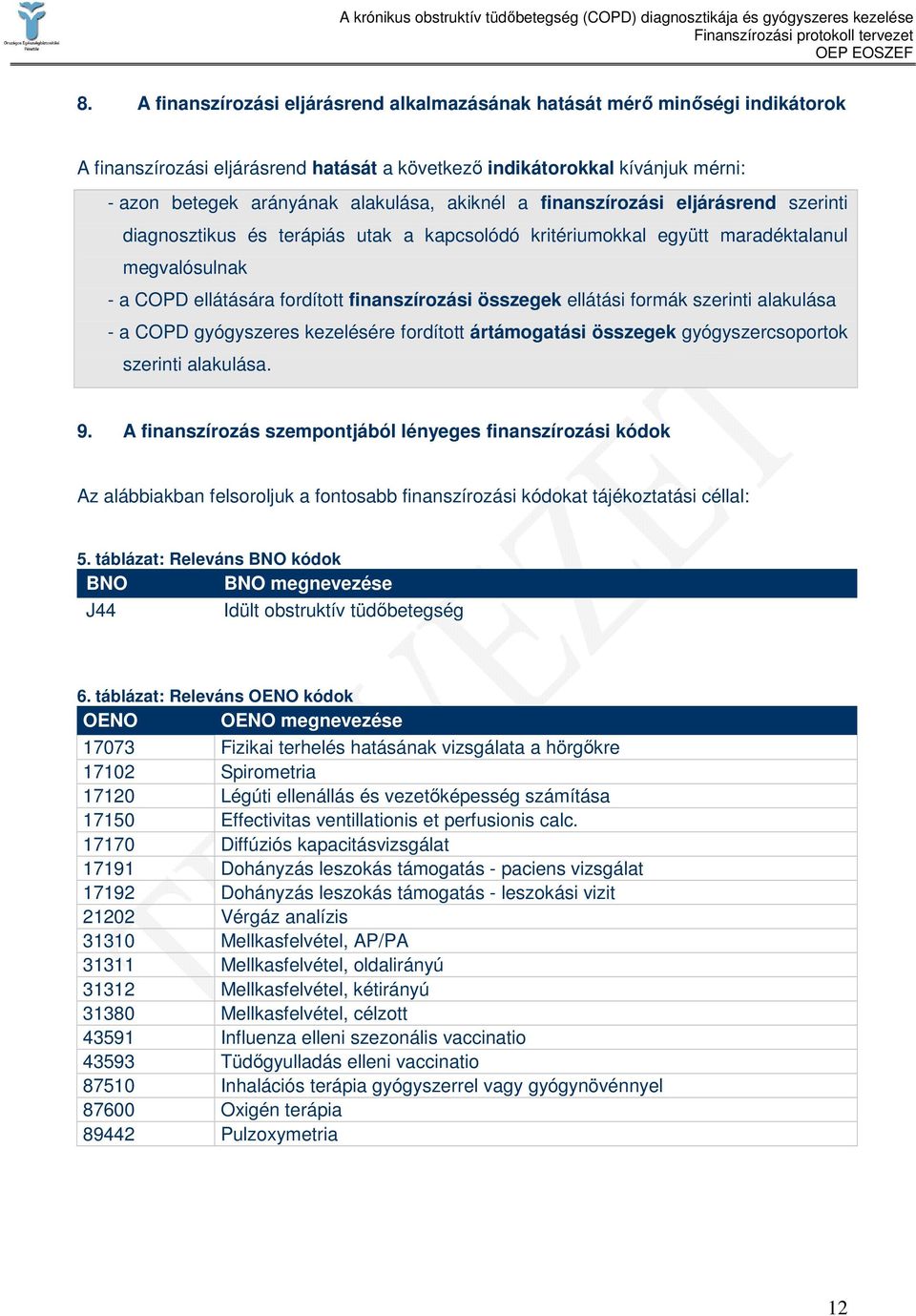 ellátási formák szerinti alakulása - a COPD gyógyszeres kezelésére fordított ártámogatási összegek gyógyszercsoportok szerinti alakulása. 9.