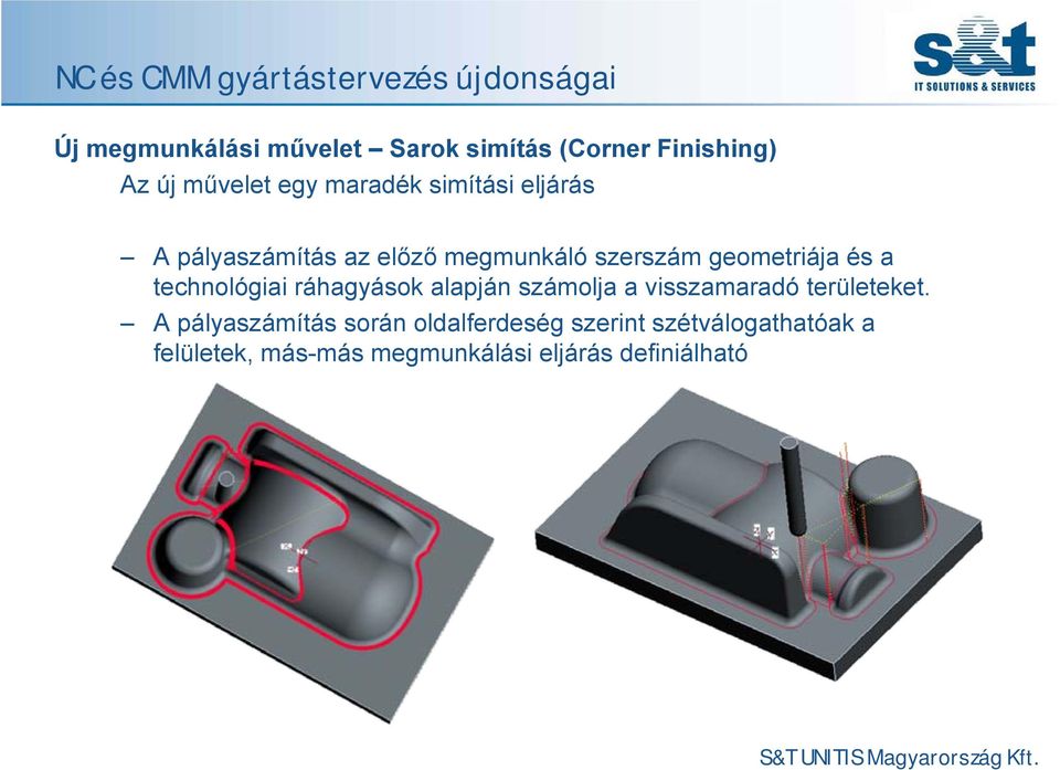 technológiai ráhagyások alapján számolja a visszamaradó területeket.