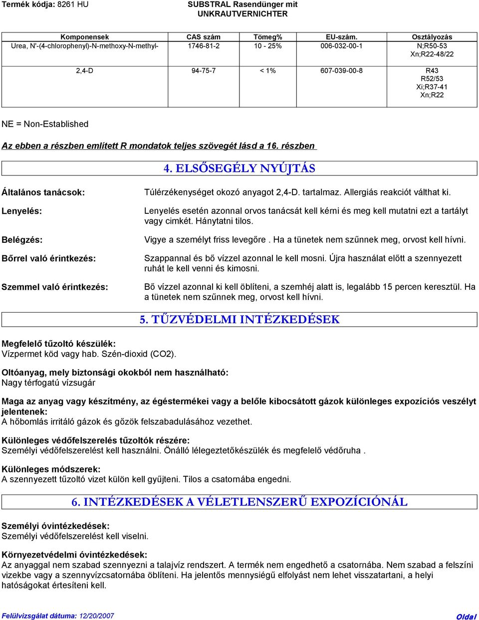 a részben említett R mondatok teljes szövegét lásd a 16. részben 4.