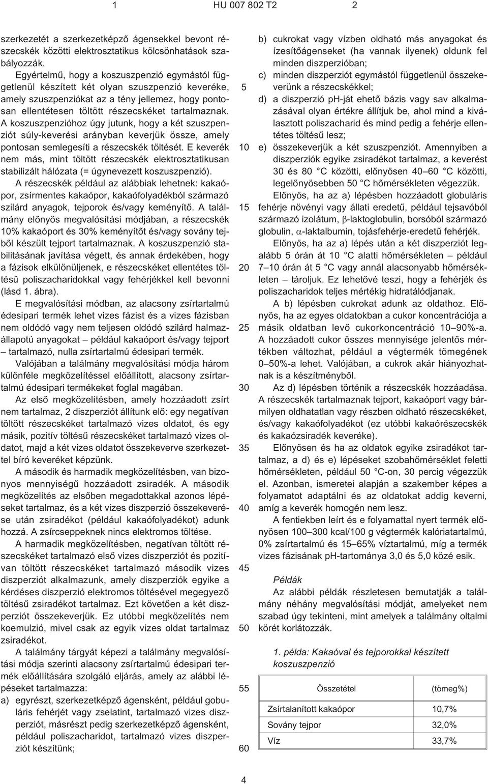 A koszuszpenzióhoz úgy jutunk, hogy a két szuszpenziót súly-keverési arányban keverjük össze, amely pontosan semlegesíti a részecskék töltését.