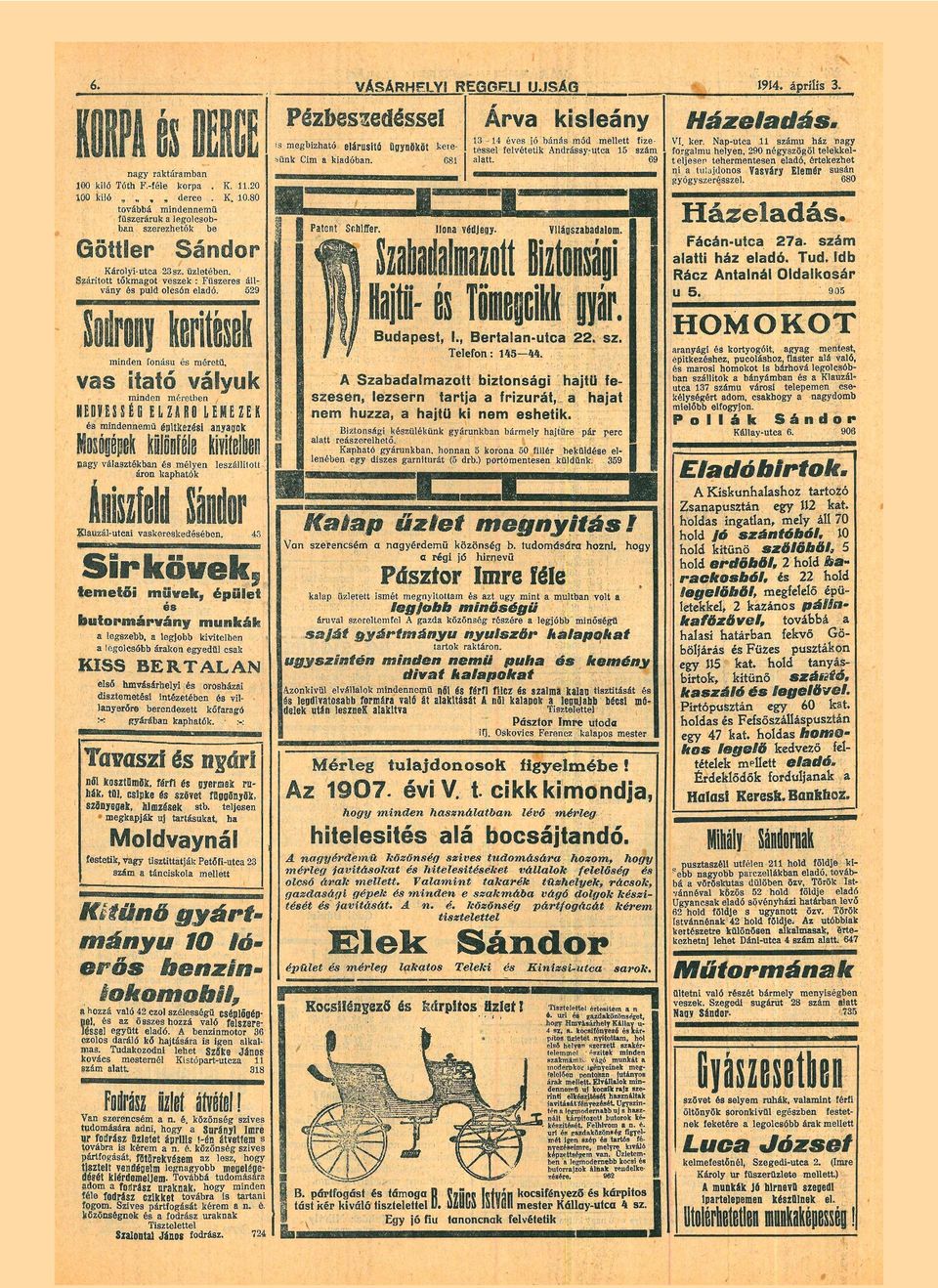 Szárított tőkmgot veszek : Fűszeres áll vány puld olcsón eldó. 529 HOMOKOT Budpest, I., B e r t l n - u t c 2 2. sz.