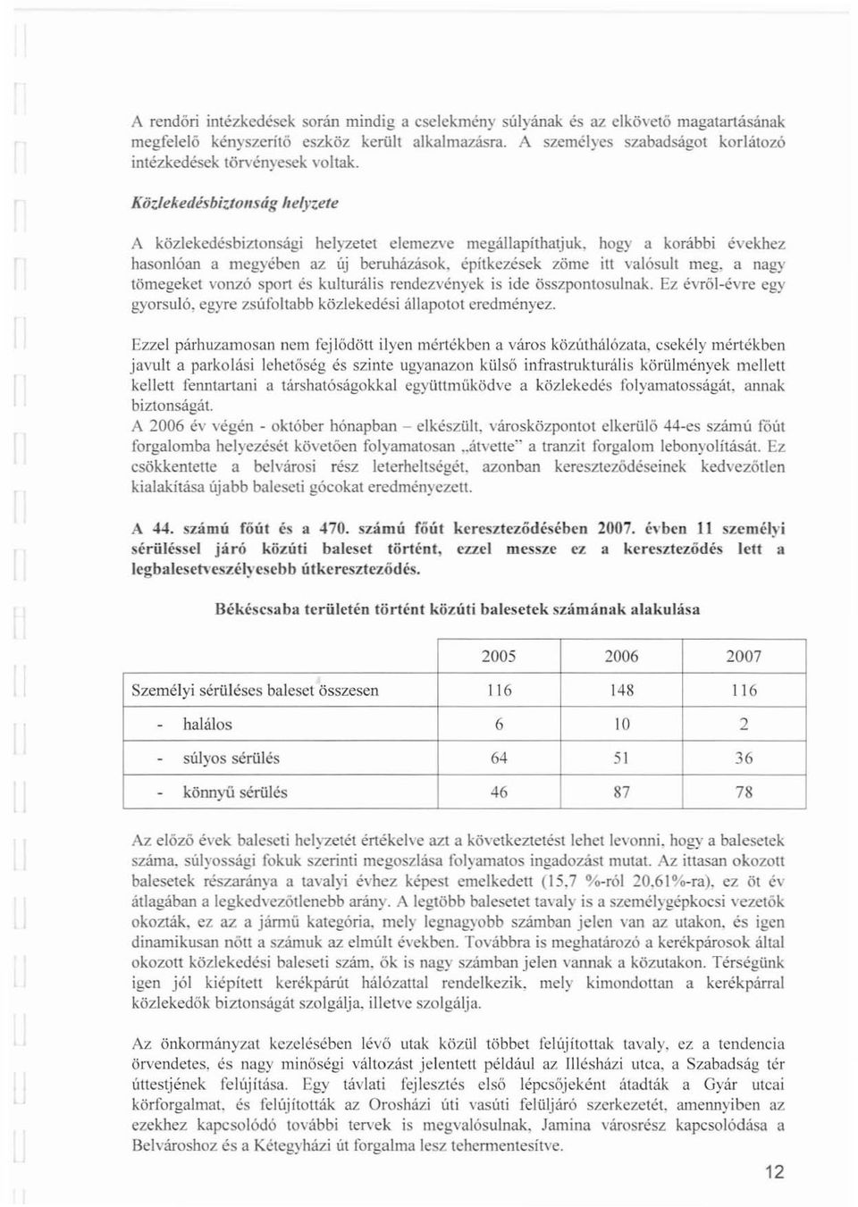 hogya korábbi évekhez hasonlóan a megyében az új beruházások. építkezések zöme itt valósult meg. a nagy tömegeket vonzó sport és kultunilis rendezvények is ide összpontosulnak.