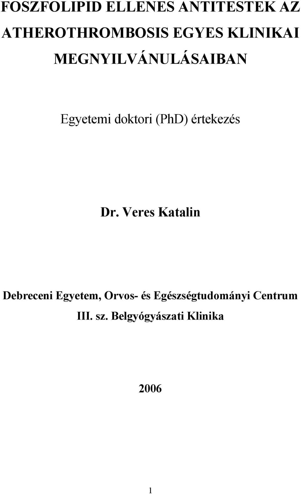 értekezés Dr.