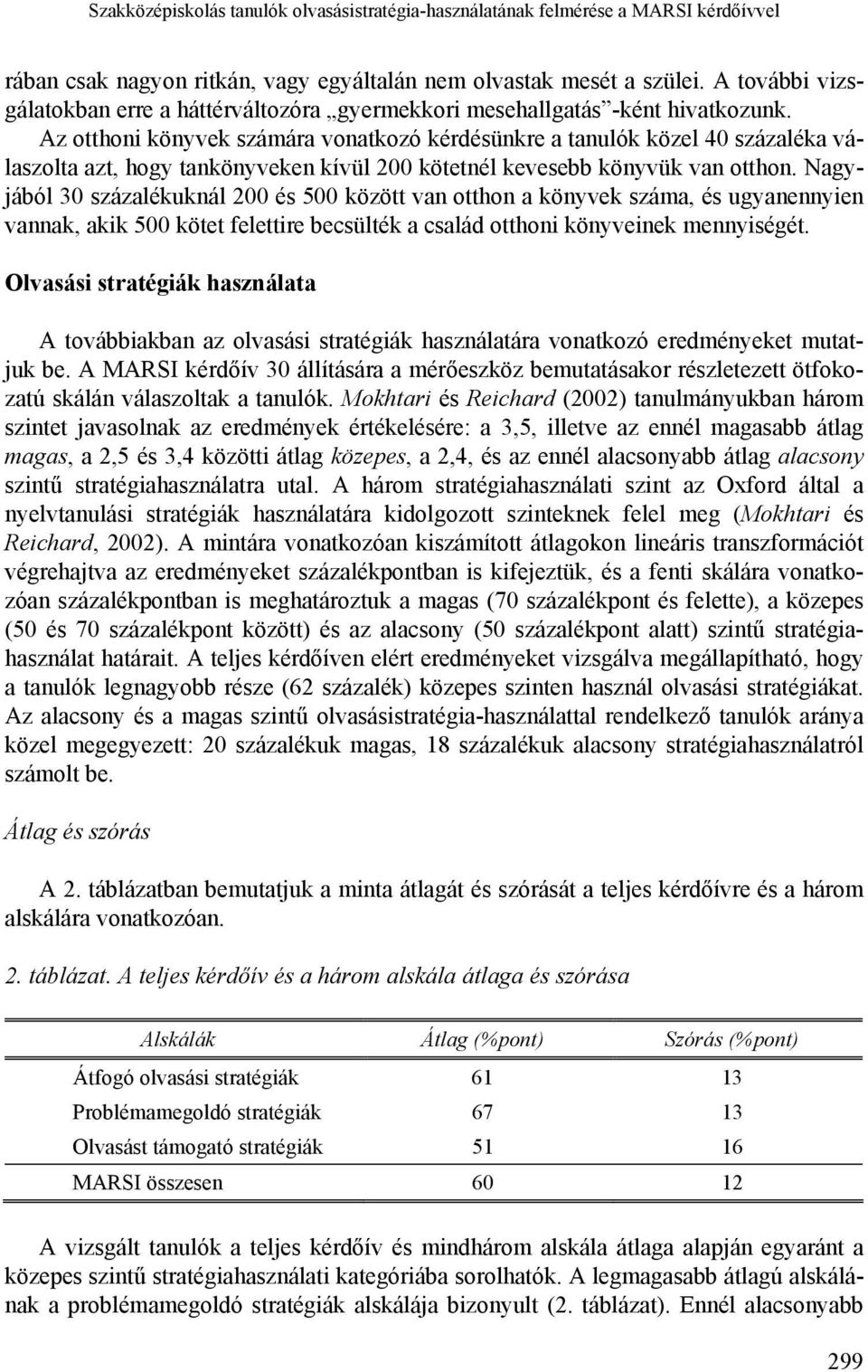 Az otthoni könyvek számára vonatkozó kérdésünkre a tanulók közel 40 százaléka válaszolta azt, hogy tankönyveken kívül 200 kötetnél kevesebb könyvük van otthon.