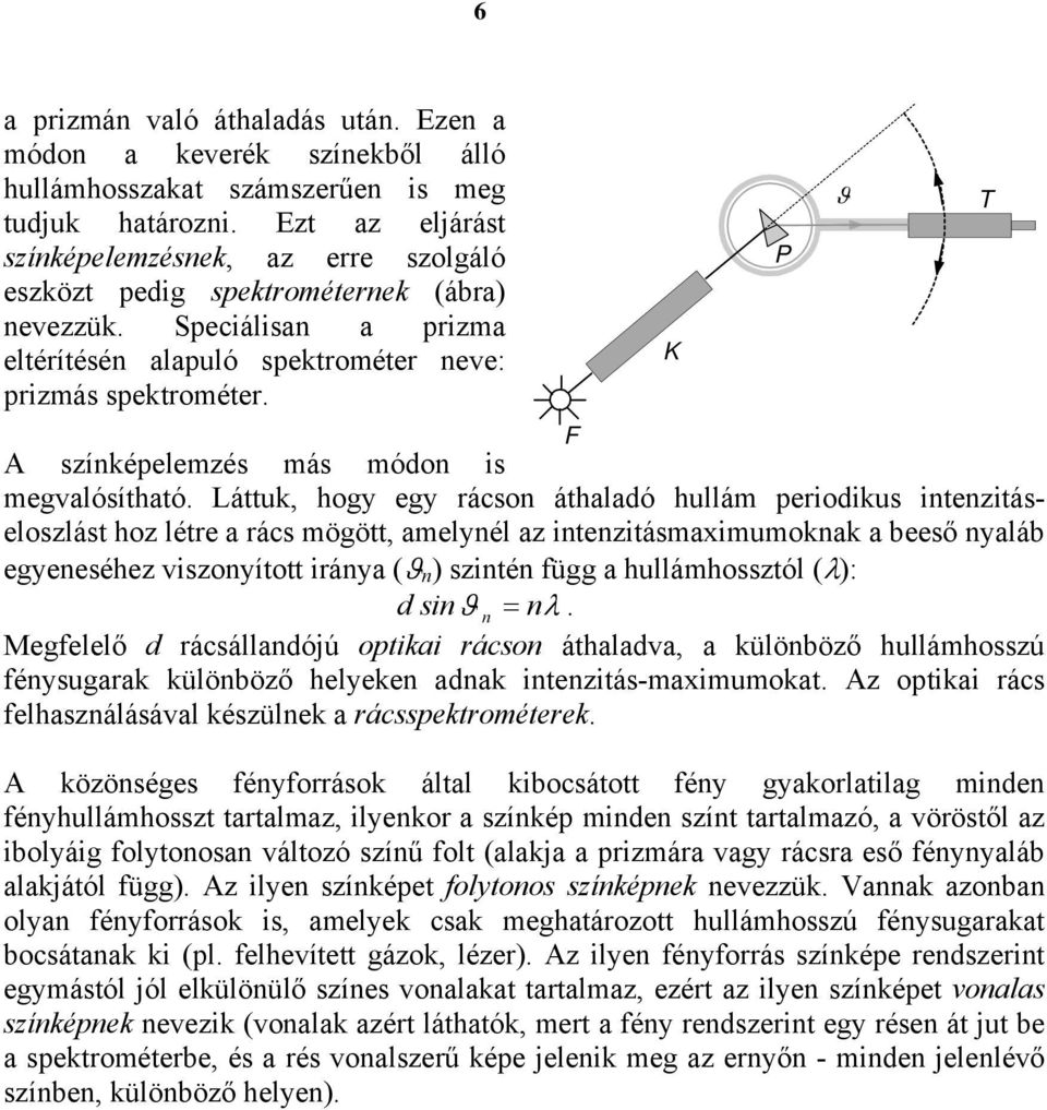 A színképelemzés más módon is megvalósítható.