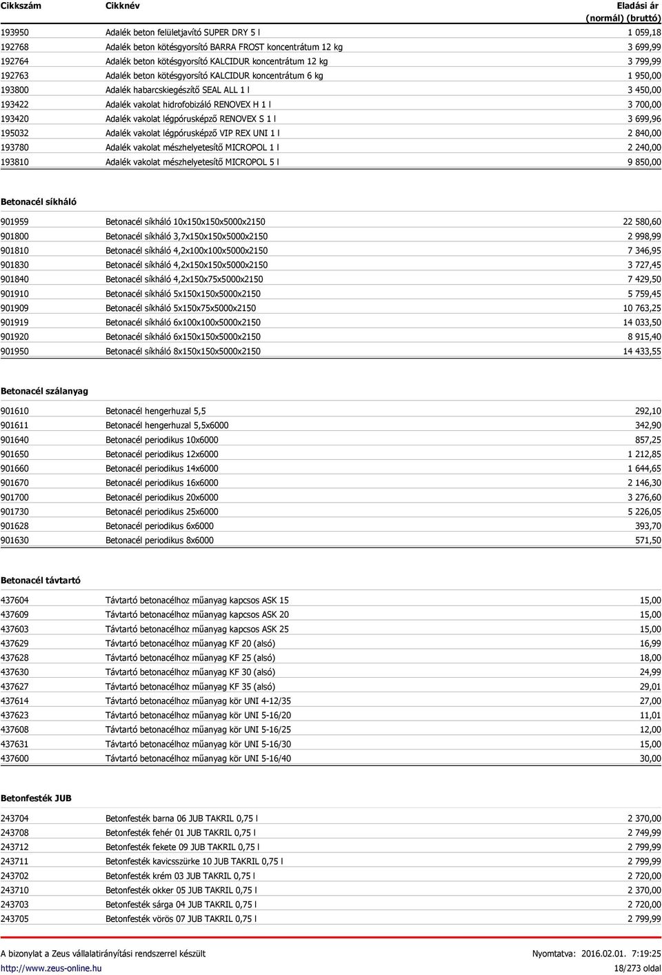 S 1 l Adalék vakolat légpórusképző VIP REX UNI 1 l Adalék vakolat mészhelyetesítő MICROPOL 1 l Adalék vakolat mészhelyetesítő MICROPOL 5 l 1 059,18 3 699,99 3 799,99 1 950,00 3 450,00 3 700,00 3
